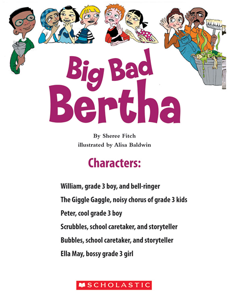 Literacy Place for the Early Years Grade 3: Big Bad Bertha Shared Reading Pack image number 0