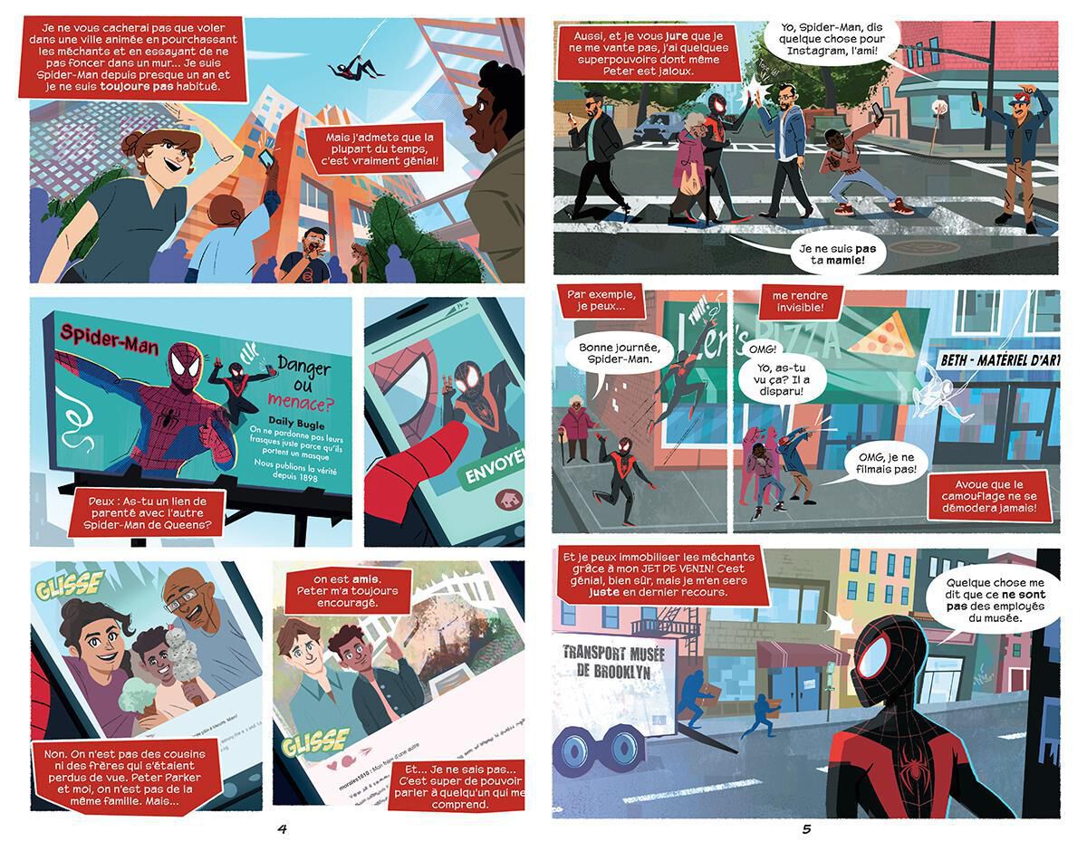 Marvel : Spider-Man : La bande dessin&eacute;e : Miles Morales : Ondes de choc image number 2