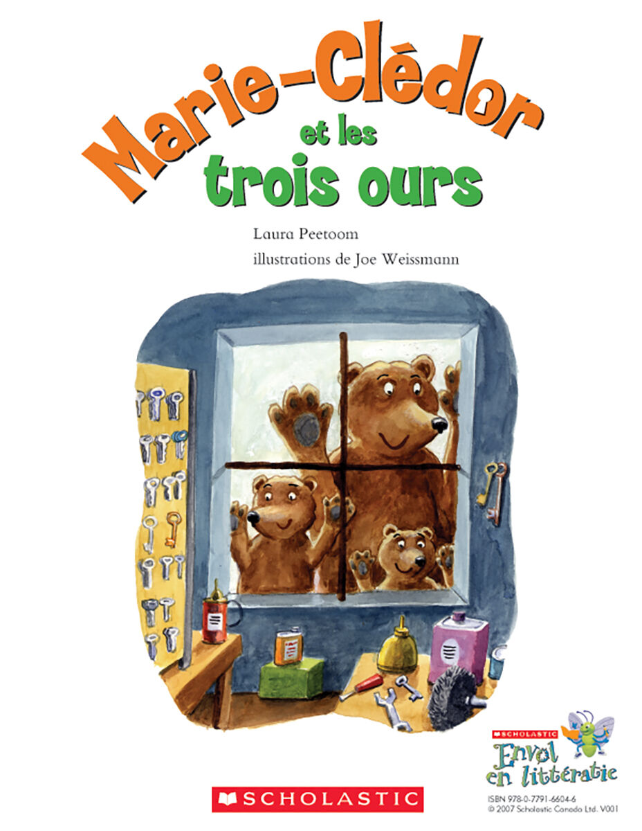 Envol an litt&eacute;ratie 2e ann&eacute;e: Marie-Cl&eacute;dor et les trois ours Emballage de lecture partag&eacute;e image number 0