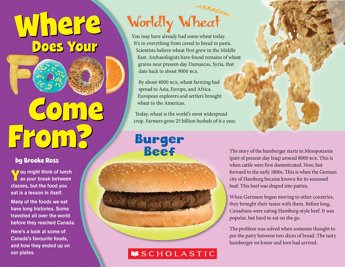 Moving Up Grade 5: Level R: Where Does Your Food Come From? 6 Pack