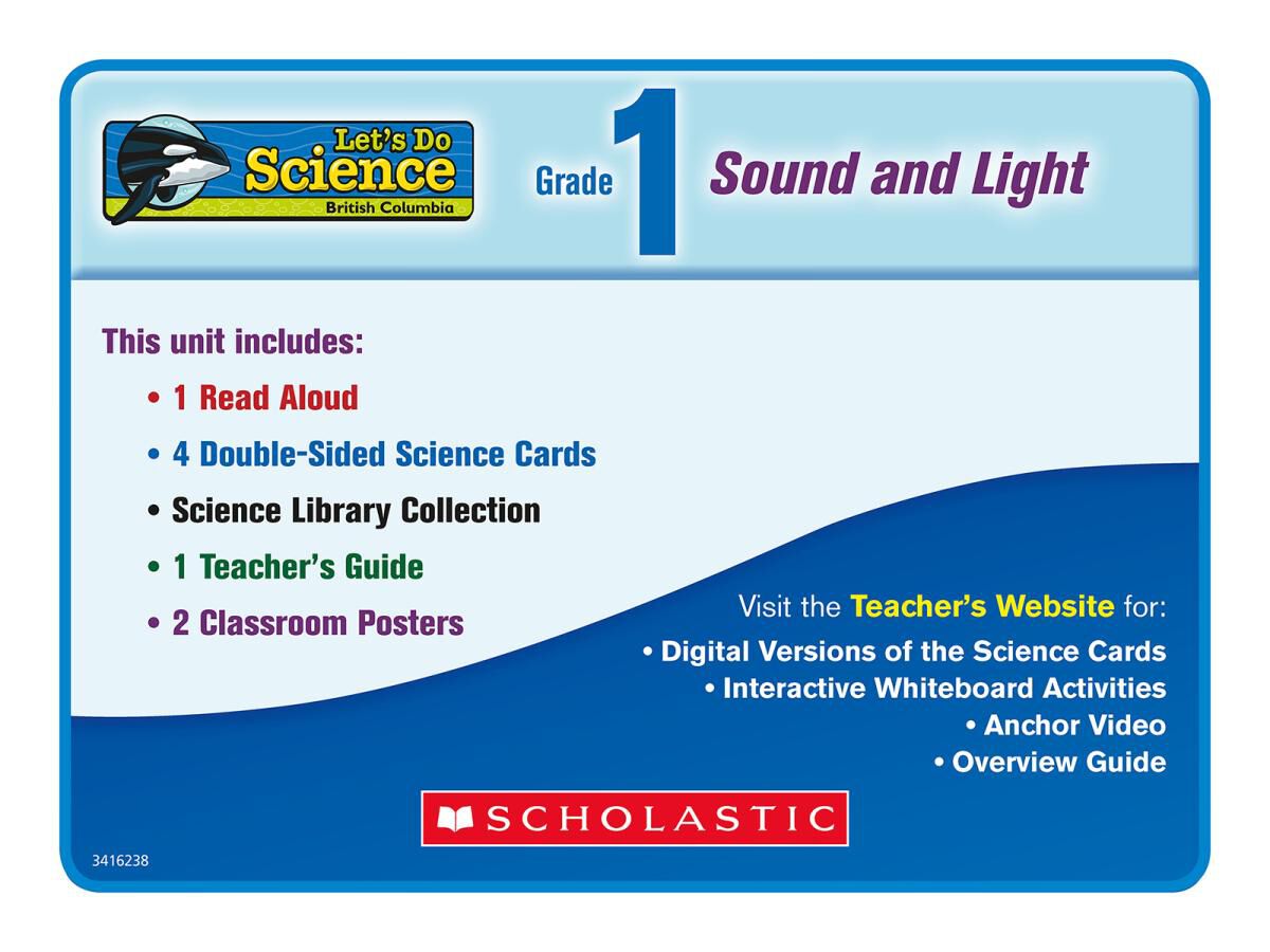 Let's Do Science BC Grade 1: Light and Sound image number 5