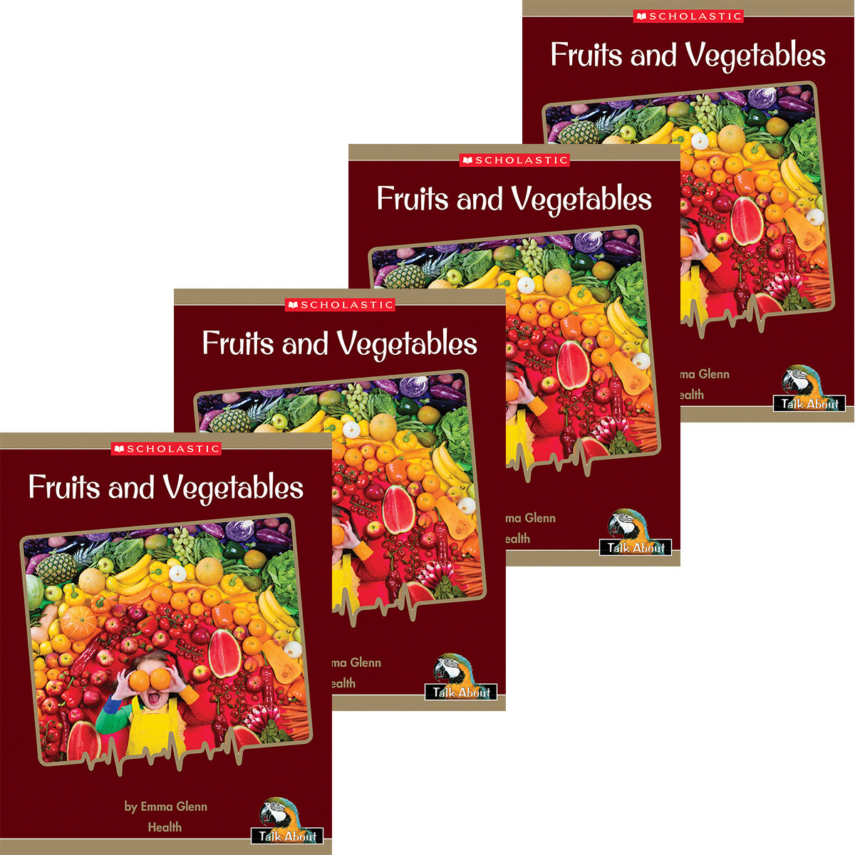 Talk About The Natural World: Health: Fruits and Vegetables 4 Pack image number 0