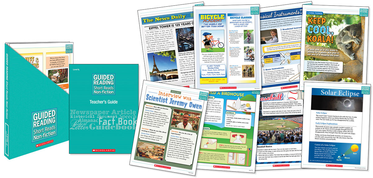Guided Reading Short Reads Non-fiction Level L Complete Pack