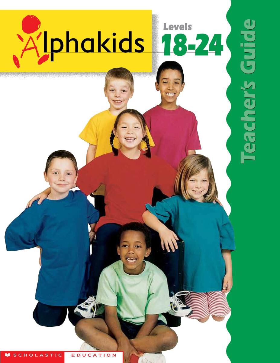 Alphakids: Set 1, Levels 18-24 Teacher's Guide image number 1