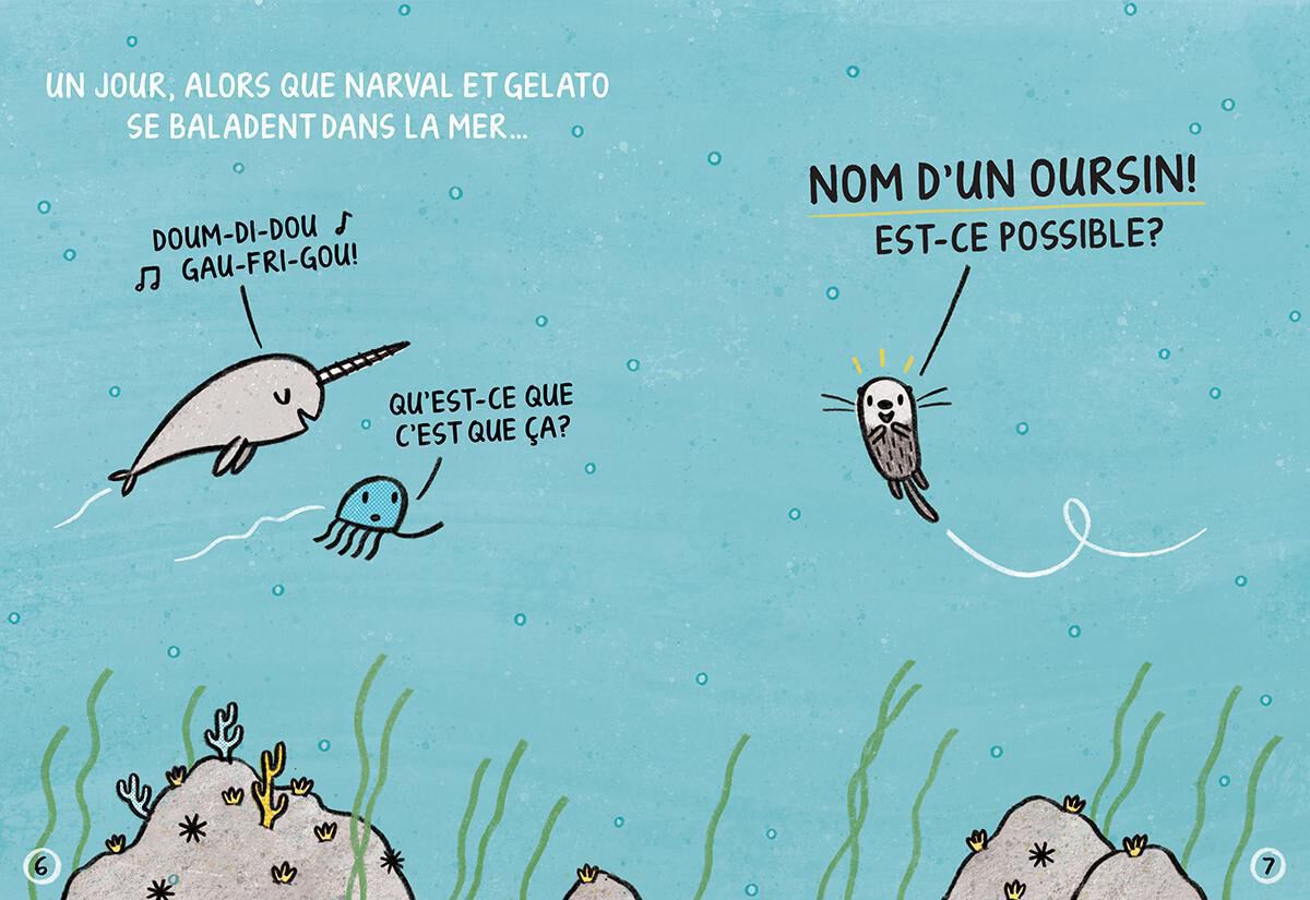 Les aventures de Narval et Gelato : N&deg; 4 - Narval et Loutre amie image number 1