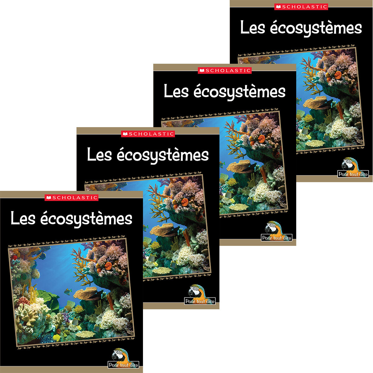 Pour tout dire Les sciences: Les sciences de la vie: Les &eacute;cosyt&egrave;mes Emballage de 4