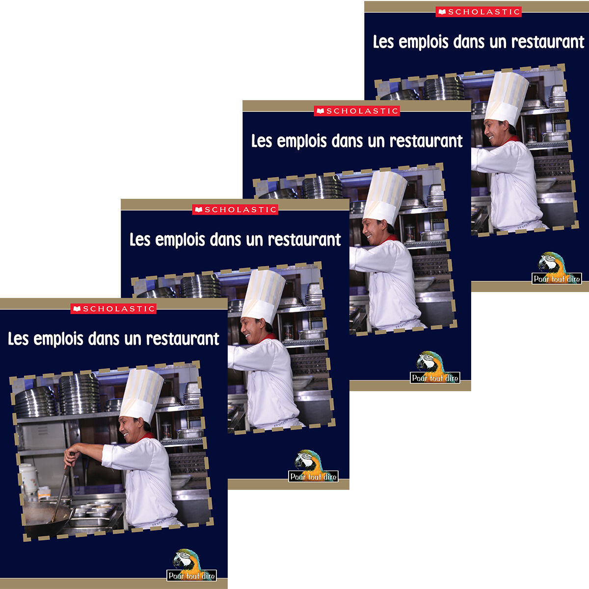 Pour tout dire Autour de moi: Les emplois: Les emplois dans un restaurant Emballage de 4 image number 0