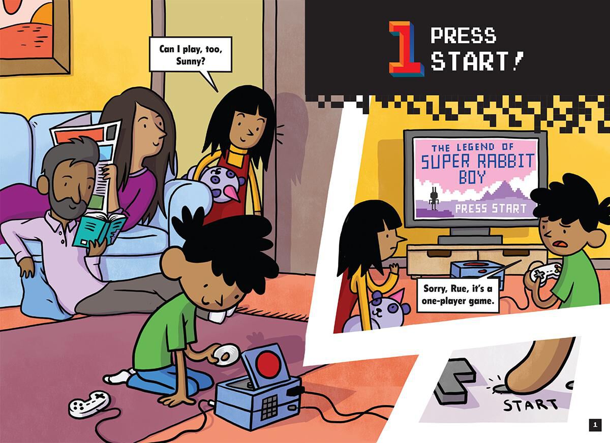 Press Start! #2: Super Rabbit Boy Powers Up! image number 1