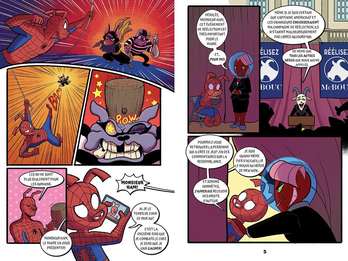 Marvel : Spider-Ham la bande dessin&eacute;e : Grand pouvoir, z&eacute;ro responsabilit&eacute; image number 1