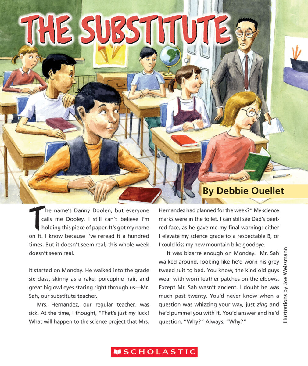 Moving Up Grade 6: Level S: The Substitute 6 Pack image number 0