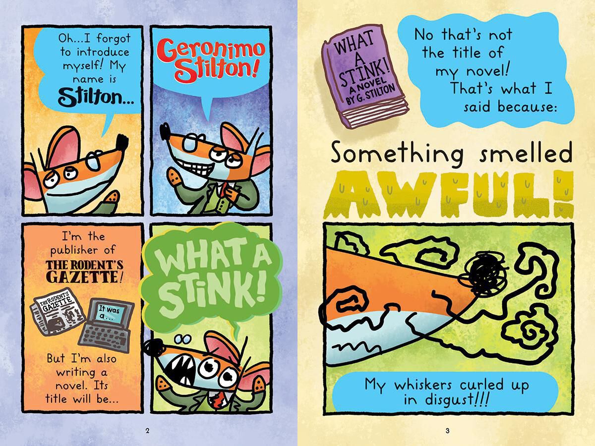 Geronimo Stilton #1: The Graphic Novel: The Sewer Rat Stink image number 2