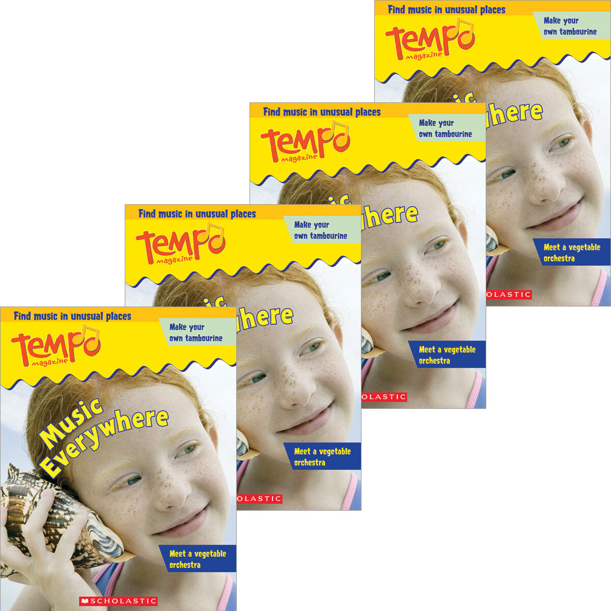 Moving Up Grade 4 Arts Book Club: Sounds Like Music: Music Everywhere 4-Pack