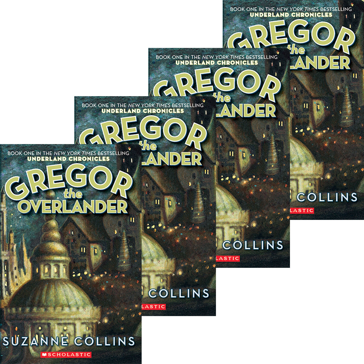 Moving Up Grade 6 Genre Book Club: Hero of Another World: Gregor the Overlander 4-Pack image number 0