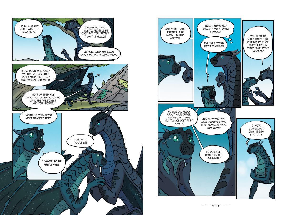 Wings of Fire: The Graphic Novel #6: Moon Rising image number 2