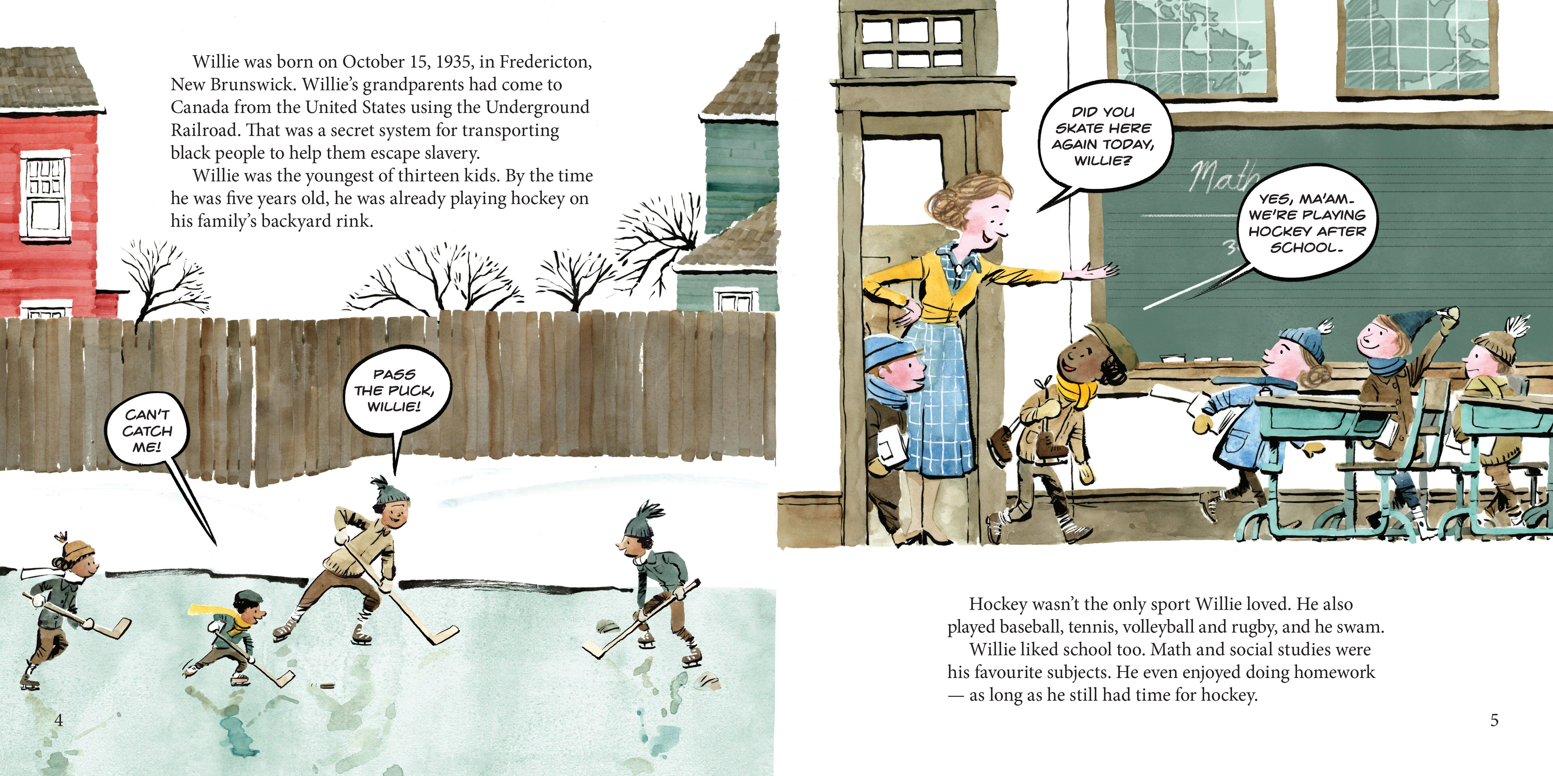 Scholastic Canada Biography: Meet Willie O'Ree image number 2