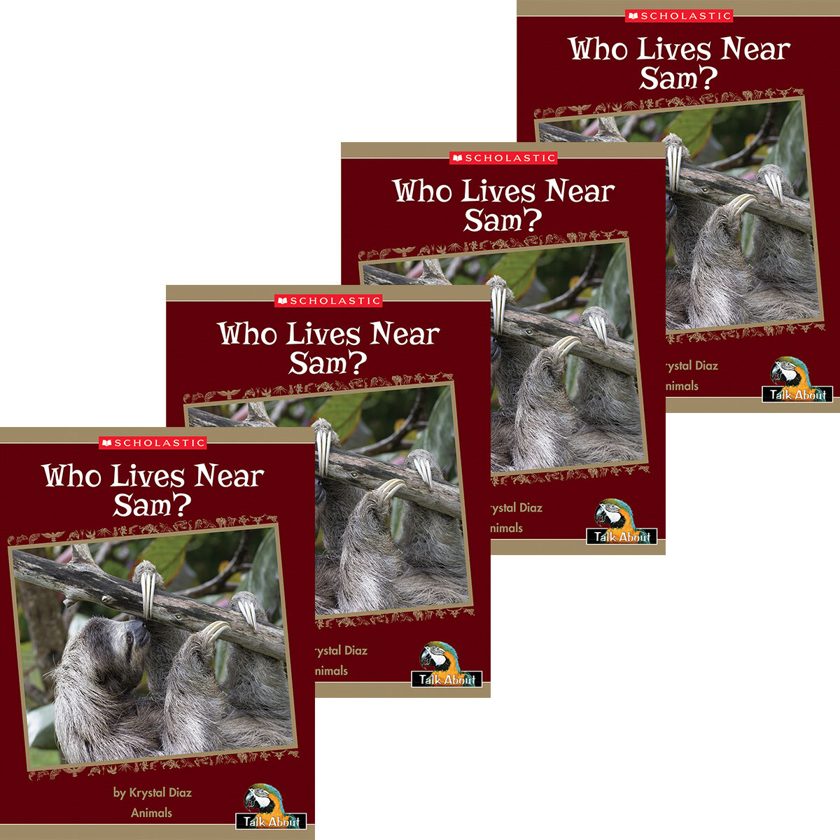 Talk About The Natural World: Animals: Who Lives Near Sam? 4 Pack image number 0