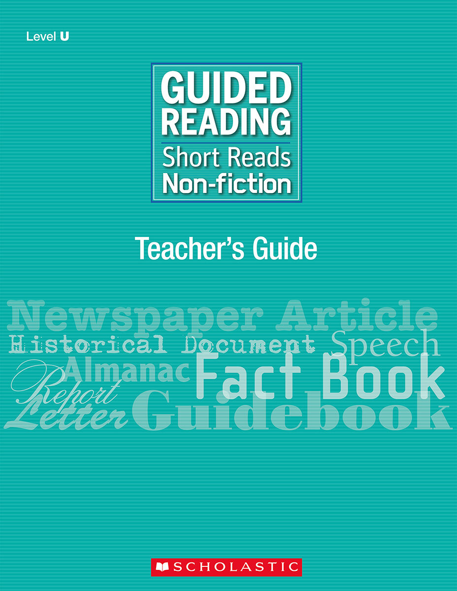 Guided Reading Short Reads Non-fiction Level U Complete Pack image number 1