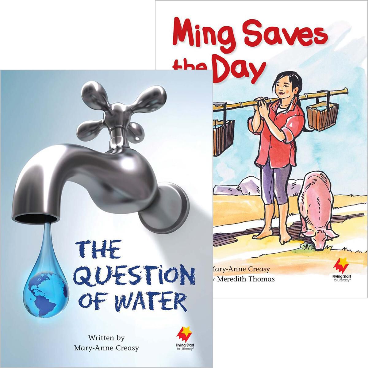 Flying Start: Level Q: The Question of Water/Ming Saves the Day 12 Pack image number 0