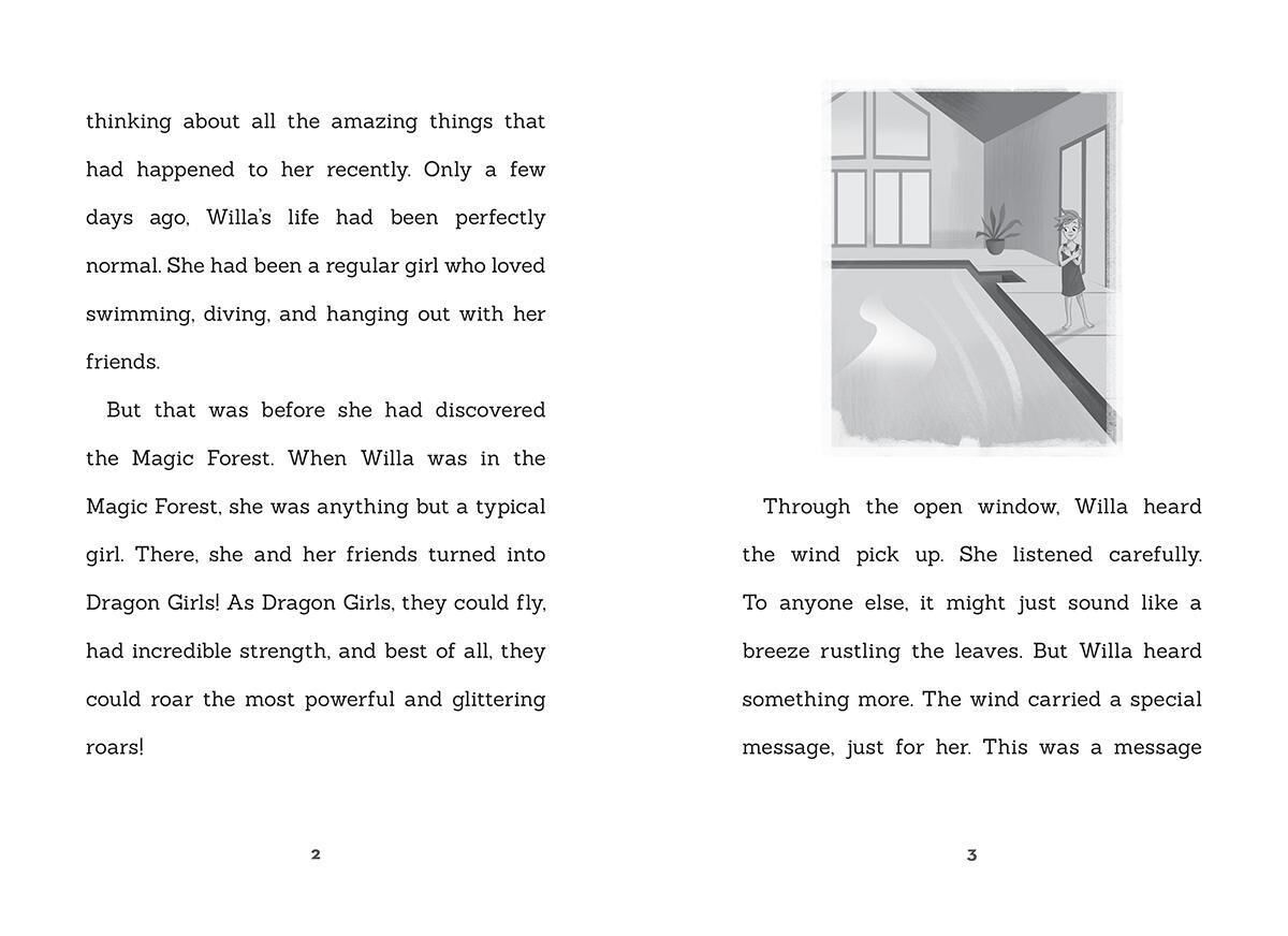 Dragon Girls #2: Willa the Silver Glitter Dragon image number 1