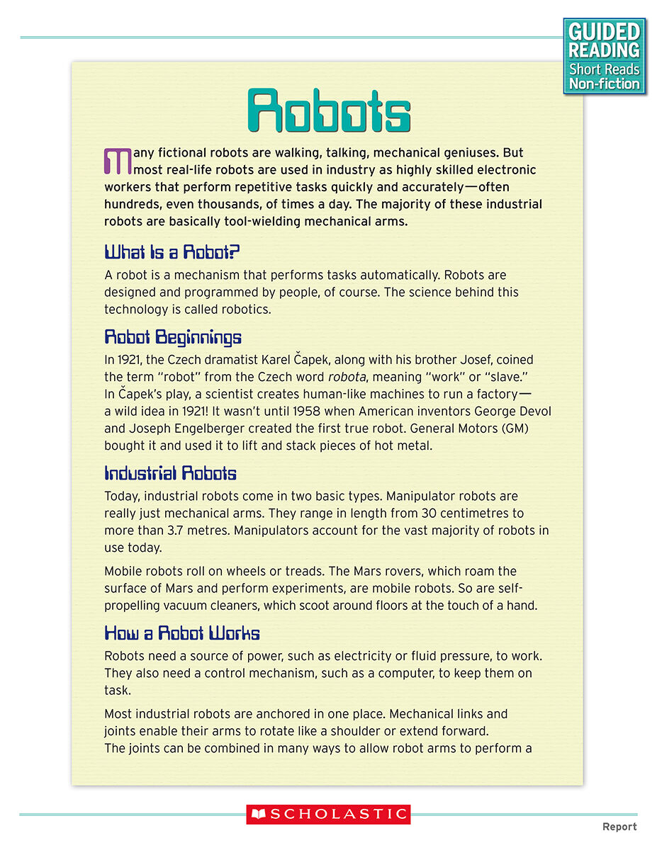 Guided Reading Short Reads Non-fiction Level R Complete Pack image number 8