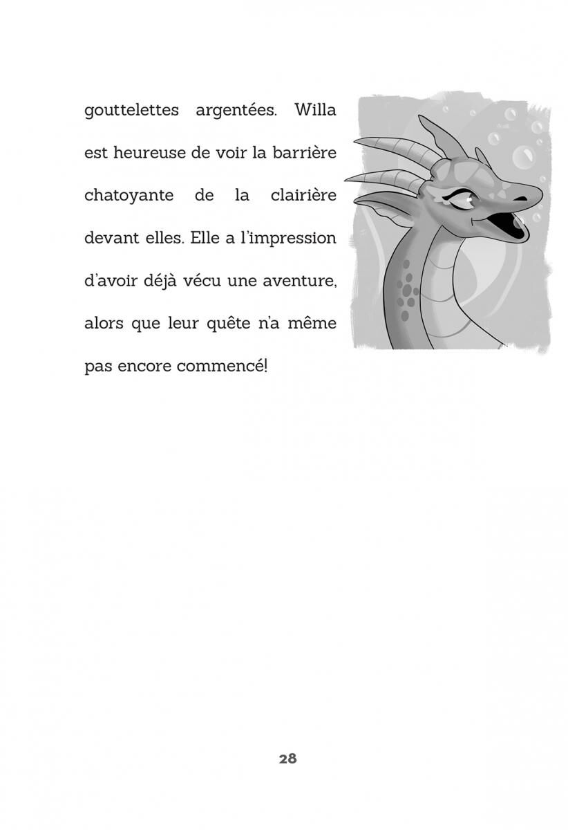 Les filles dragons : N&deg; 2 - Willa, le dragon des paillettes argent&eacute;es image number 2