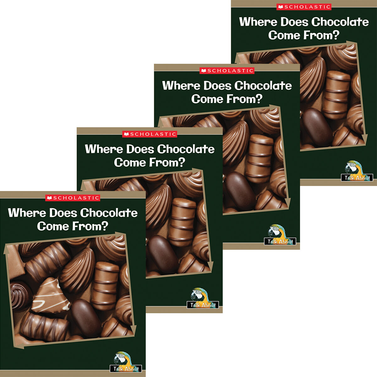 Talk About Things Around Me: Where It Comes From: Where Does Chocolate Come From? 4 Pack