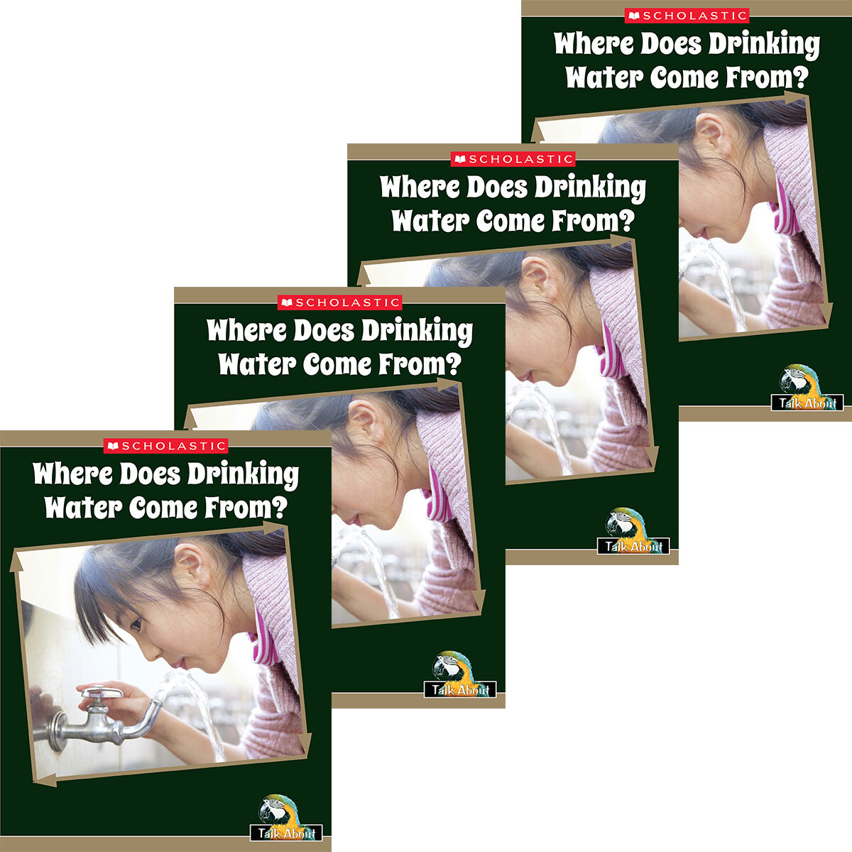 Talk About Things Around Me: Where It Comes From: Where Does Drinking Water Come From? 4 Pack