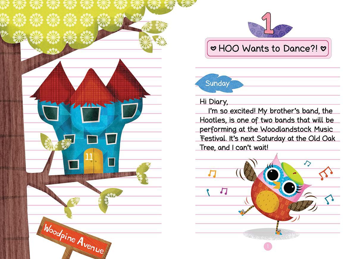 Owl Diaries #17: Eva in the Band image number 1