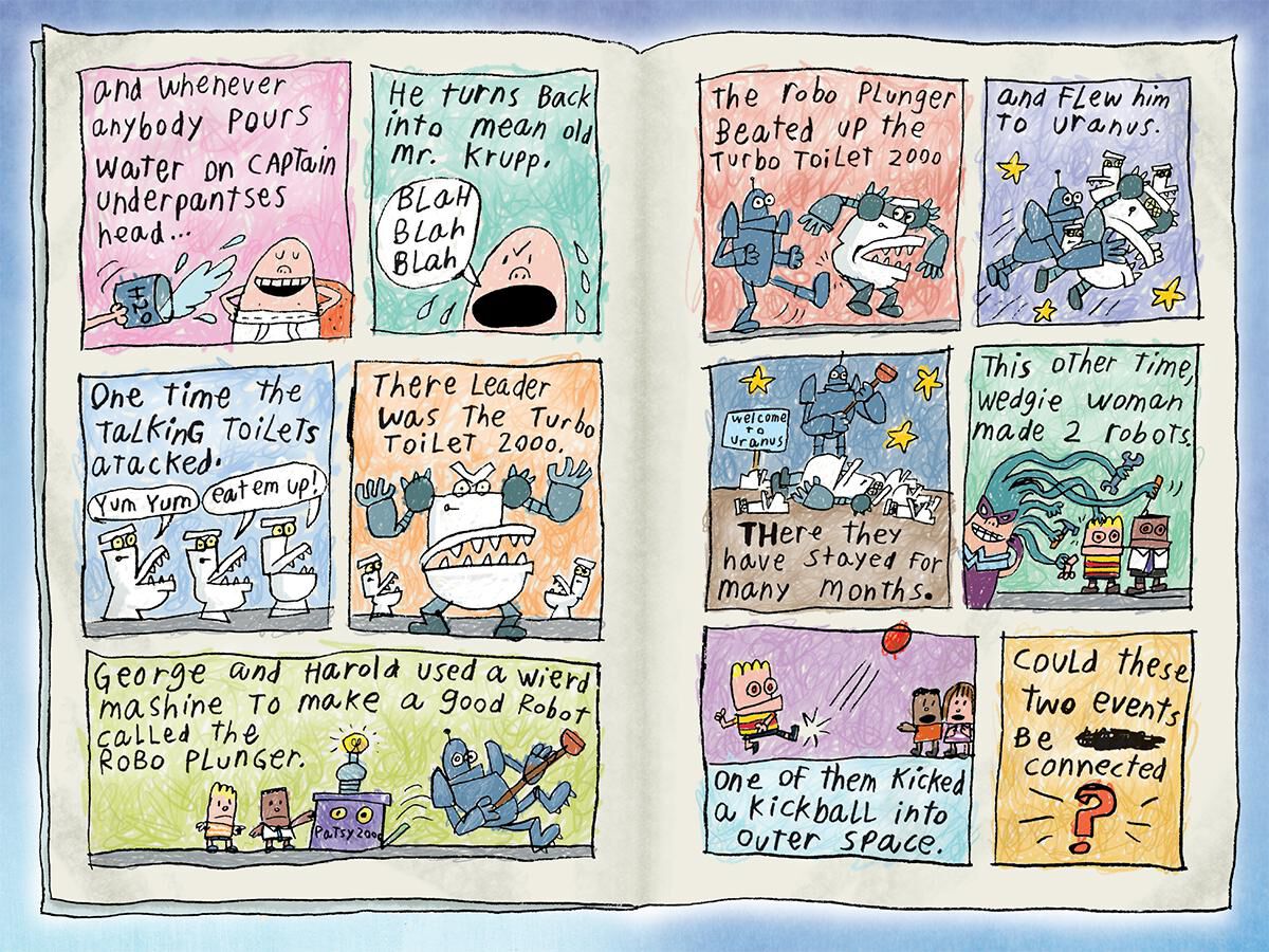 Captain Underpants #11: Captain Underpants and the Tyranical Retaliation of the Turbo Toilet 2000: Full Color image number 3
