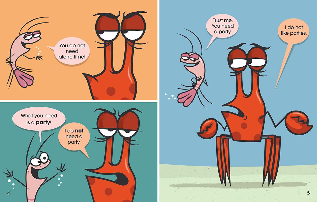 Party Time, Crabby! A Crabby Book image number 2