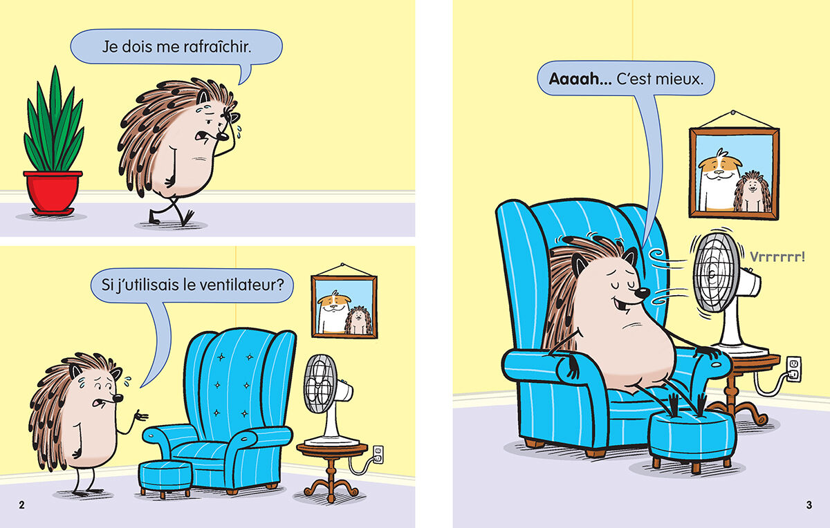 H&eacute;risson et Cochon d'Inde : No 4 - Allons nous baigner! image number 1
