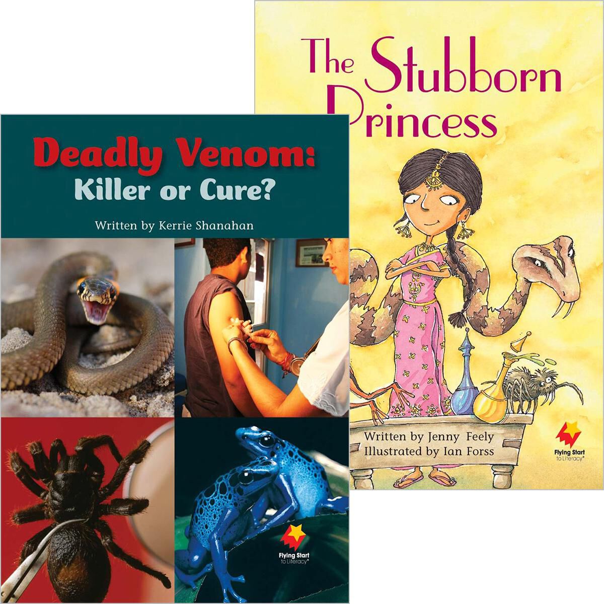 Flying Start: Level P: Deadly Venom/The Stubborn Princess 12 Pack image number 0