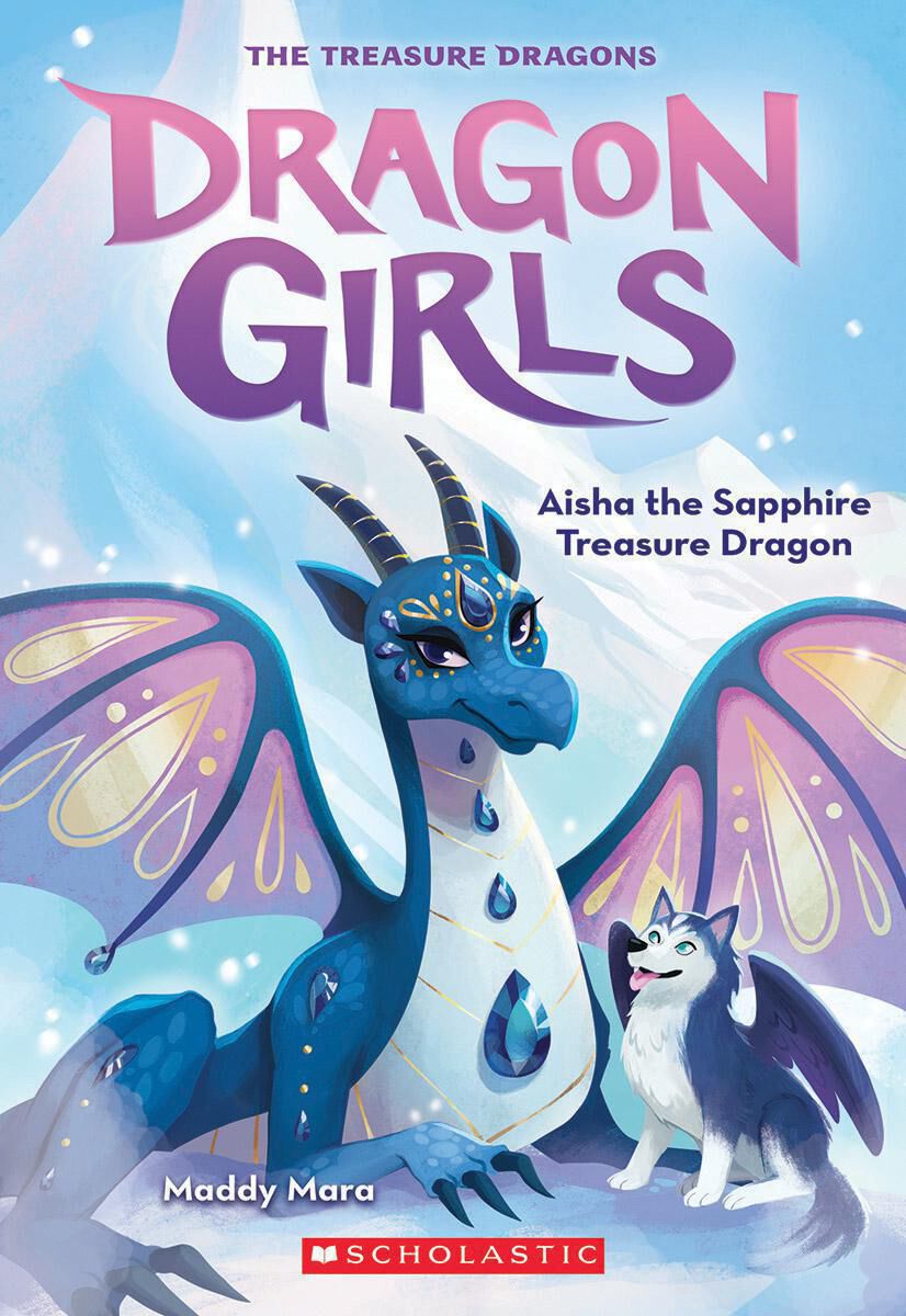 Dragon Girls #5: Aisha the Sapphire Treasure Dragon image number 0