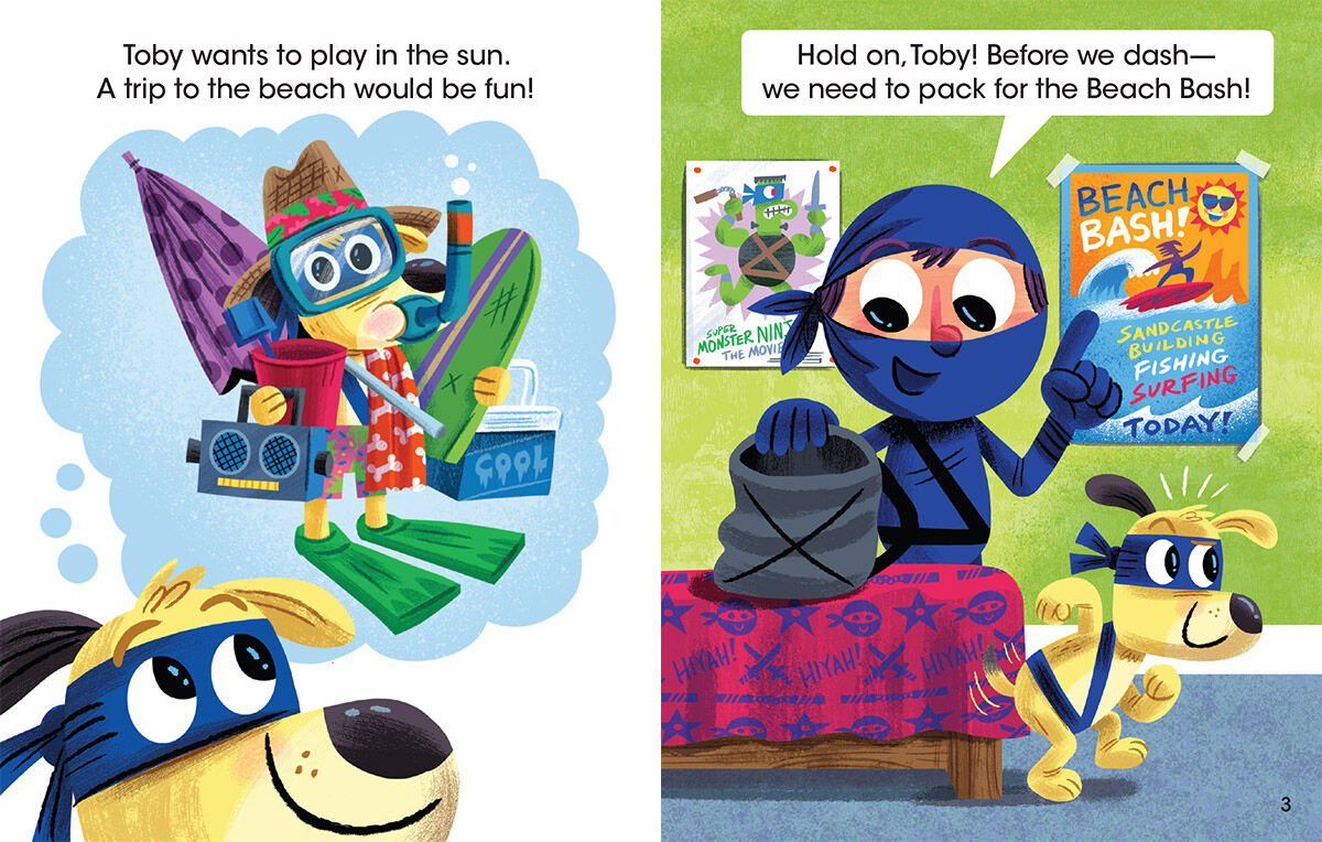Moby Shinobi and Toby Too! Surf's Up image number 2