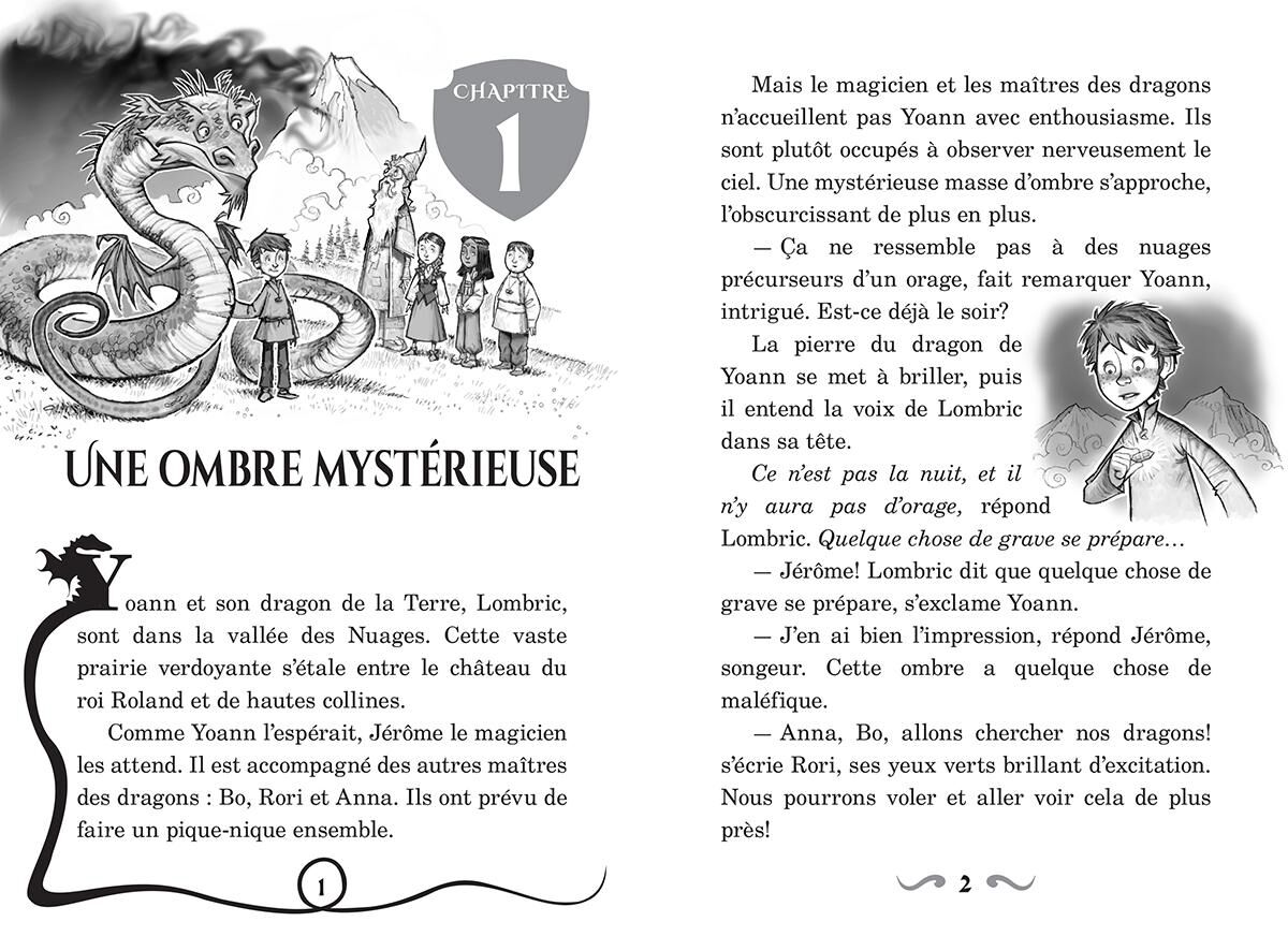 Ma&icirc;tres des dragons : N&deg; 23 - La mal&eacute;diction du dragon de l'Ombre image number 1