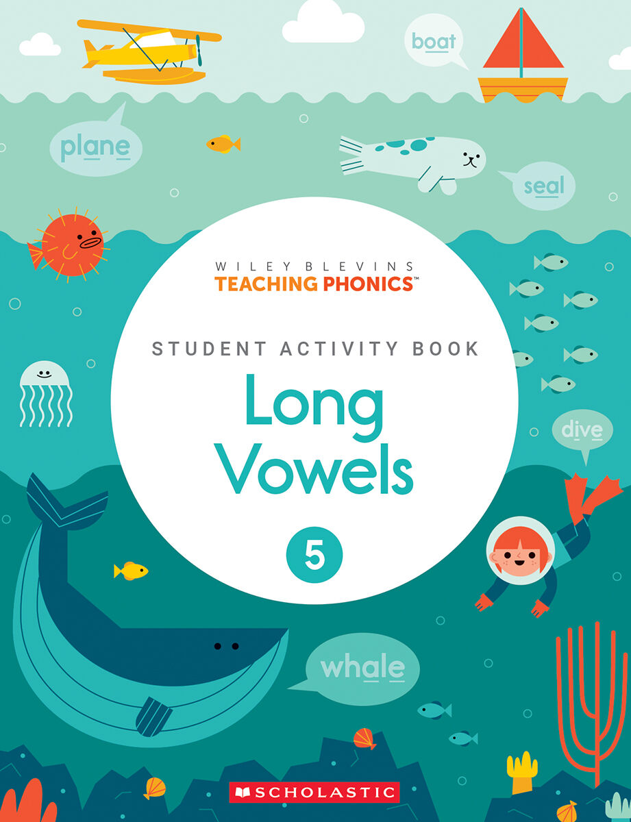 Wiley Blevins Teaching Phonics K-3 Activity Book 5: Long Vowels image number 0