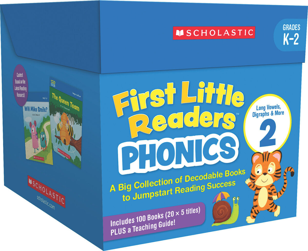 First Little Readers: Phonics Set 2: Long Vowels, Digraphs & More image number 0