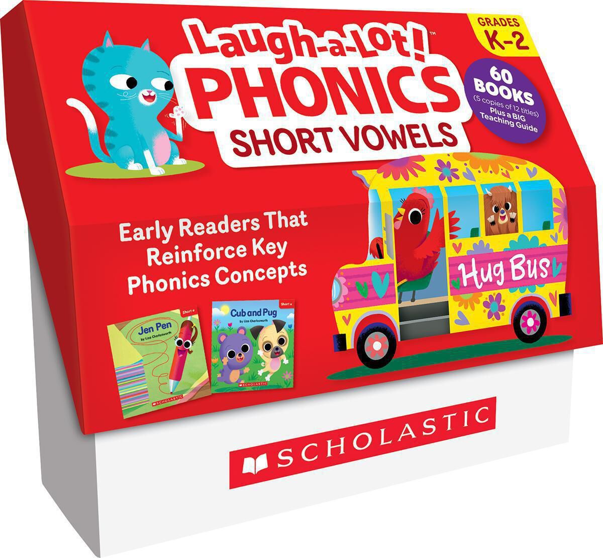Laugh-a-Lot! Phonics: Short Vowels Classroom Set image number 0