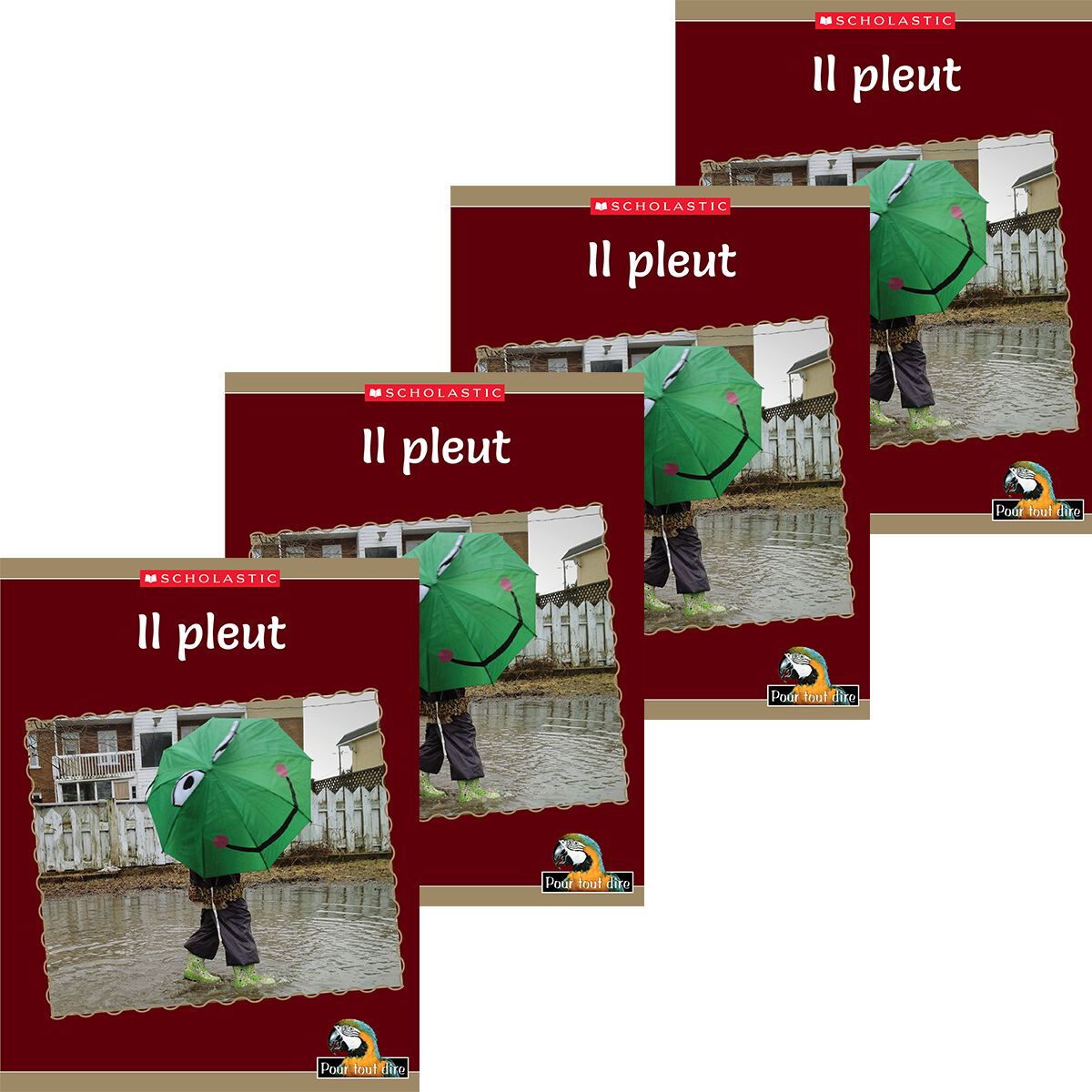 Pour tout dire: Le monde naturel: Le temps qu'il fait: Il pleut Emballage de 4 image number 0