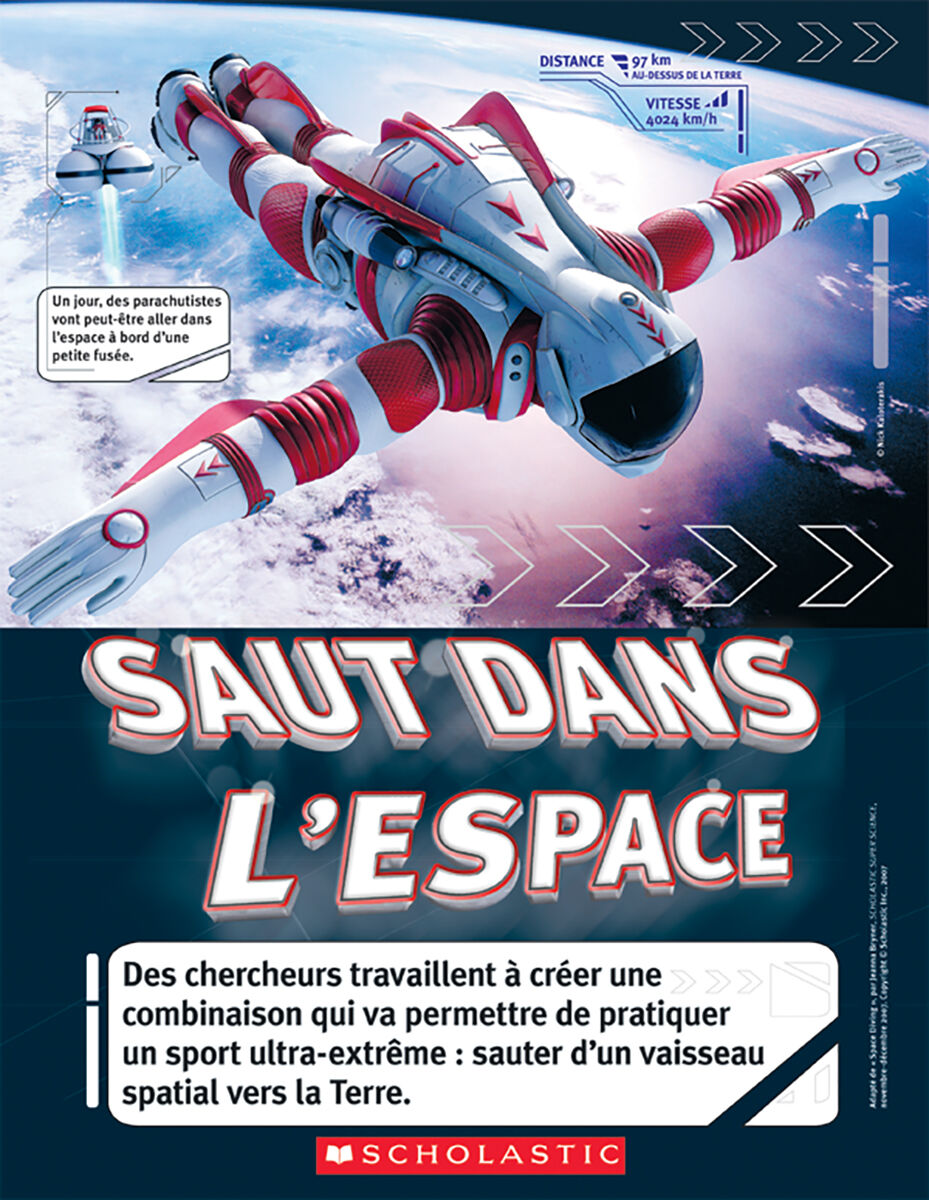 J&rsquo;avance en litt&eacute;ratie 4e &agrave; 8 ann&eacute;e: Niveau U: Saut dans l'espace Emballage de 6 image number 0