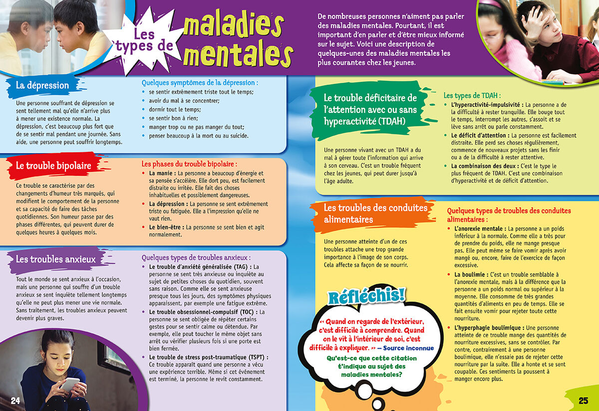 Passe &agrave; l'action: La sant&eacute; mentale Emballage de 6 image number 3