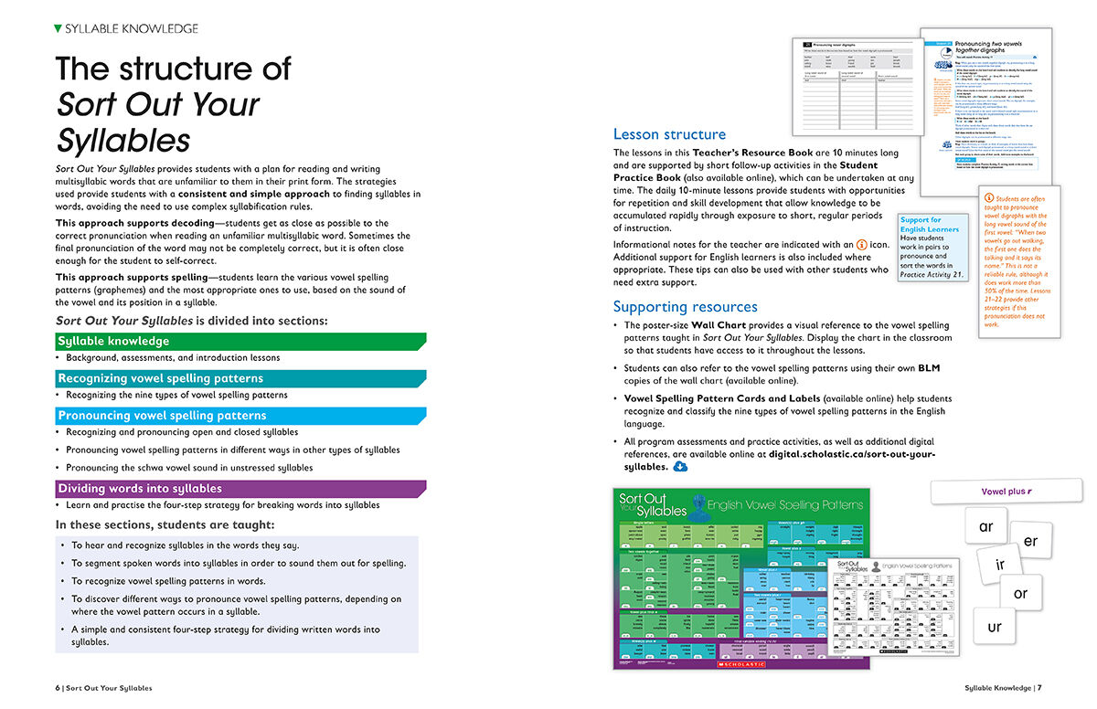 Sort Out Your Syllables Teacher Pack image number 2