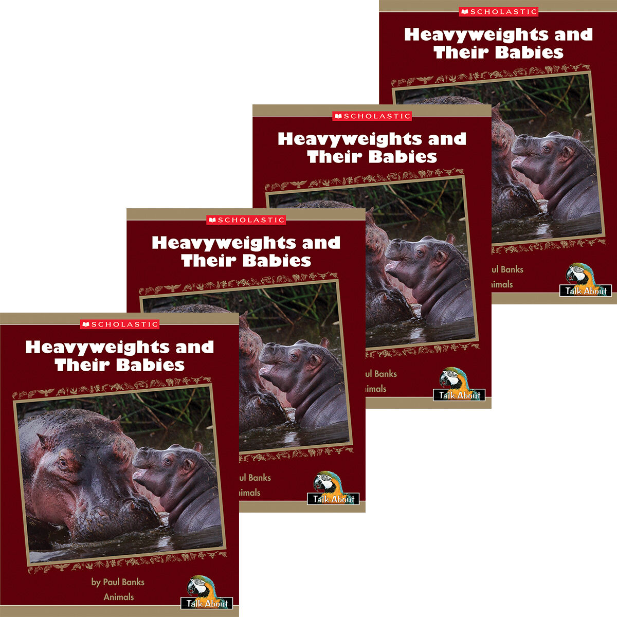 Talk About The Natural World: Animals: Heavyweights and their Babies 4 Pack