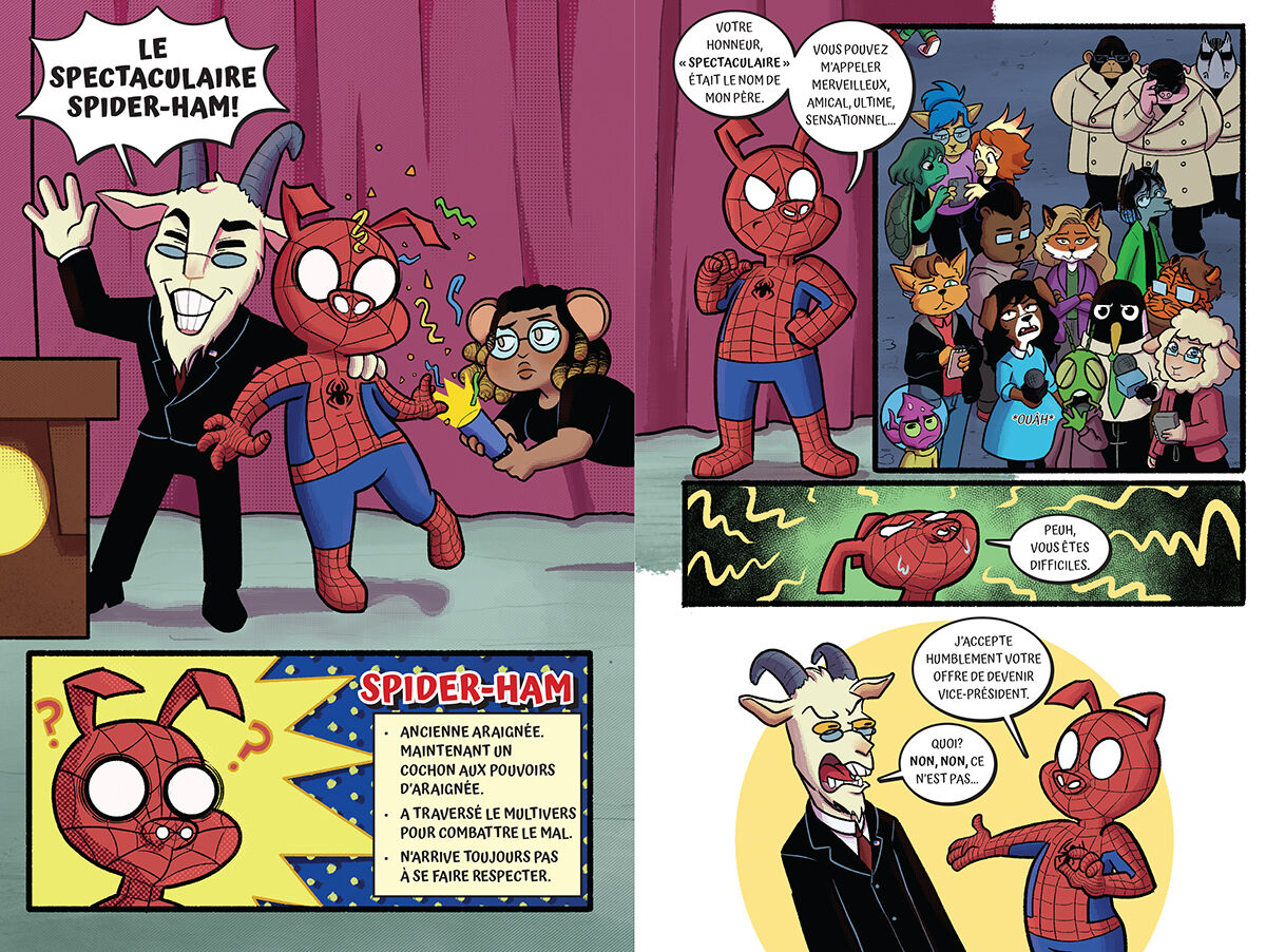 Marvel : Spider-Ham la bande dessin&eacute;e : Grand pouvoir, z&eacute;ro responsabilit&eacute; image number 2