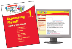 Cover of Expressing Myself Teaching Guide